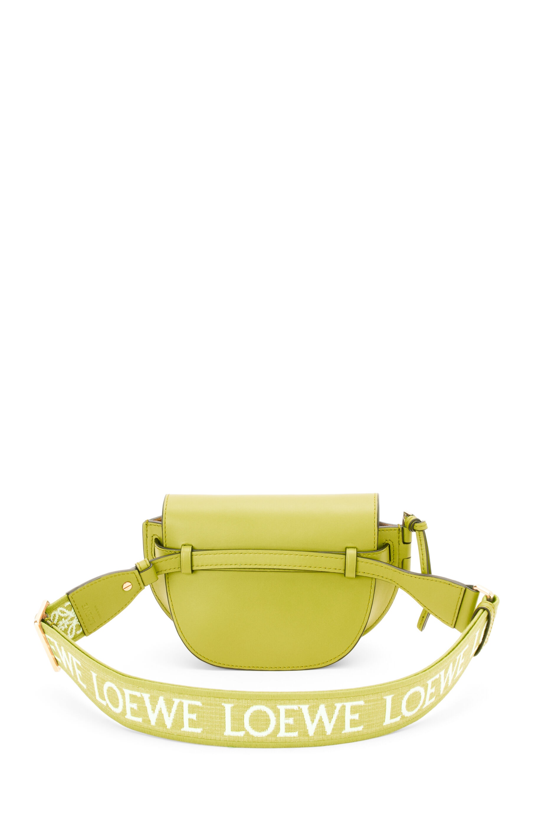 Mini Gate Dual bag in soft calfskin and jacquard - 4