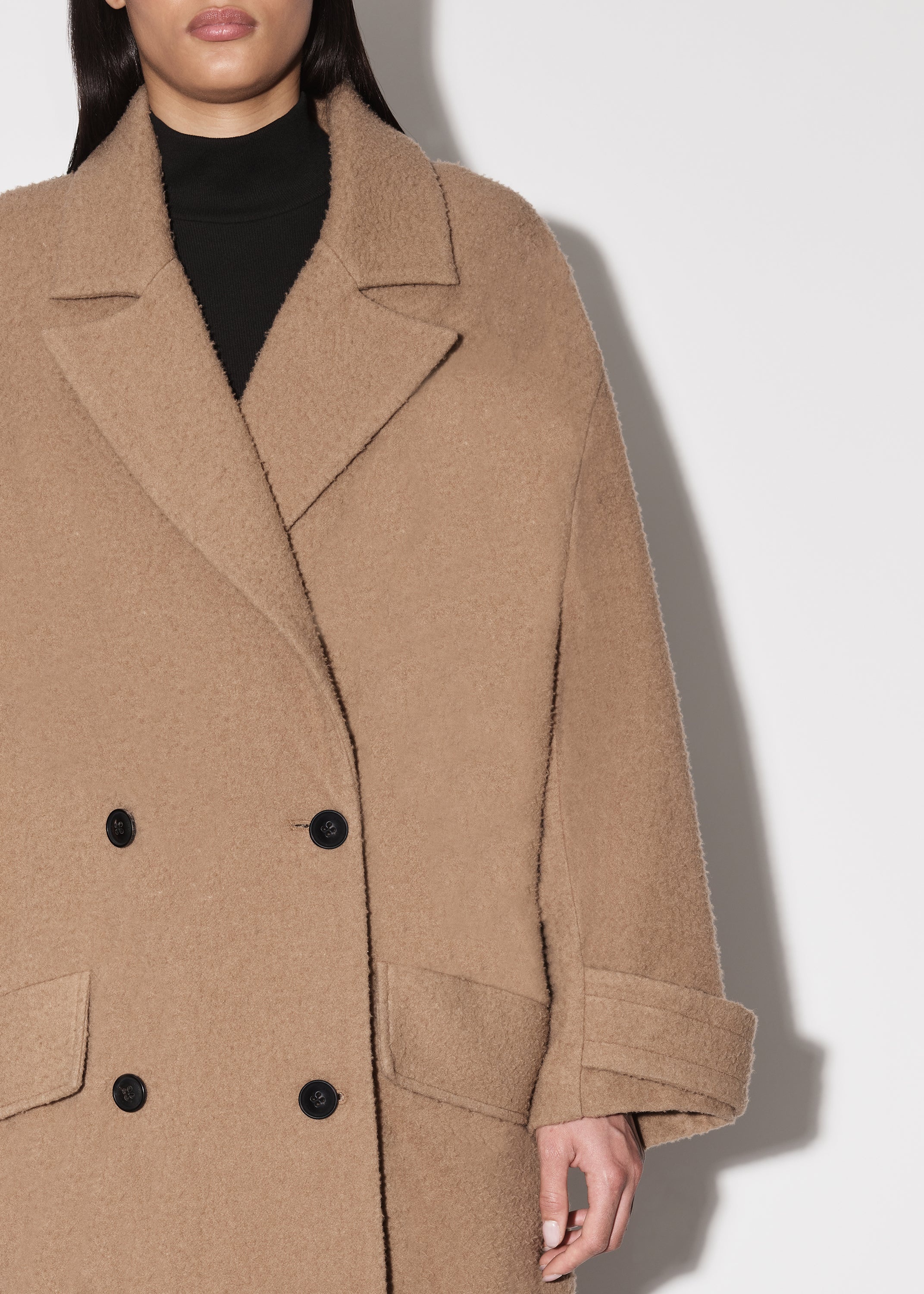 DOUBLE BREASTED COAT - 6