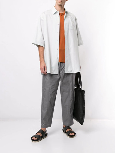 Jil Sander cropped drawstring trousers outlook