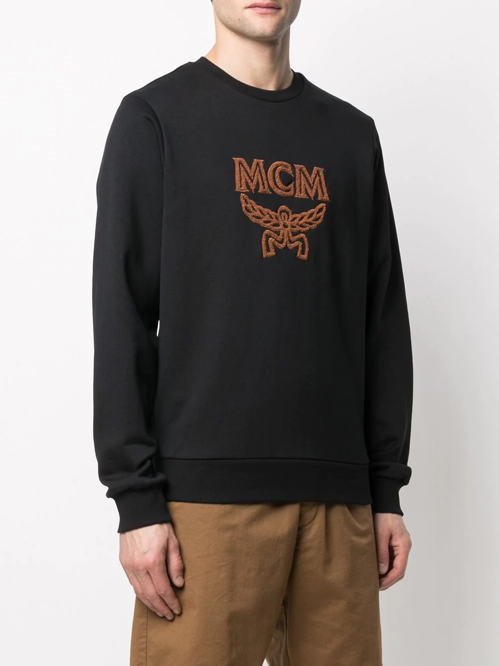 logo embroidered jumper - 3