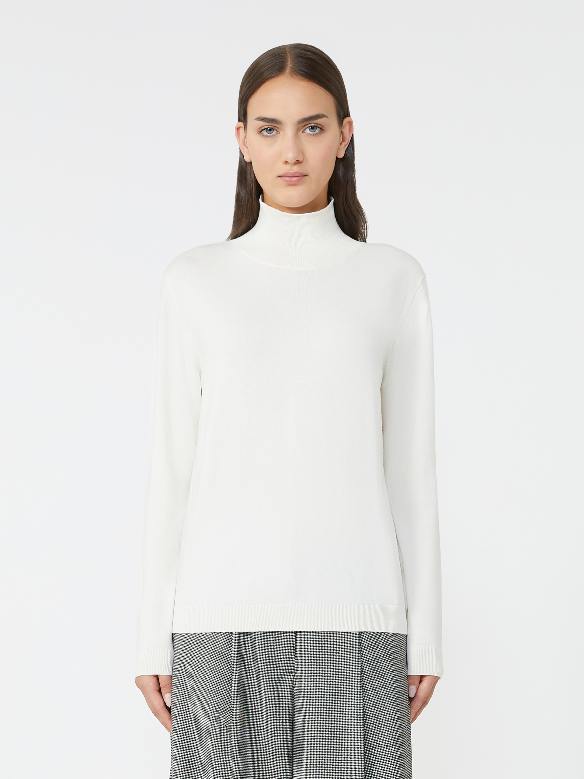 KIKU Wool and silk knit turtleneck - 3