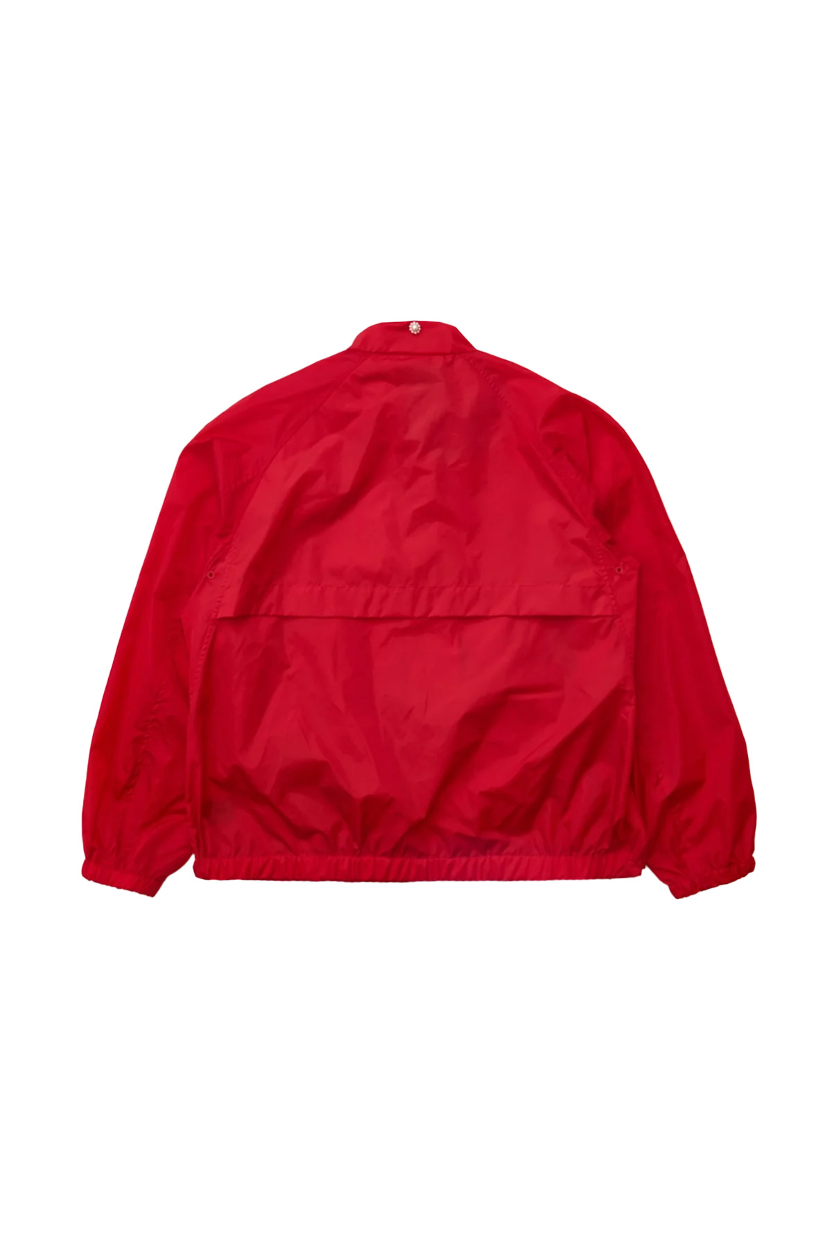 Simone Rocha Drawstring Harrington Jacket W/ Daisy Emb Red - 2