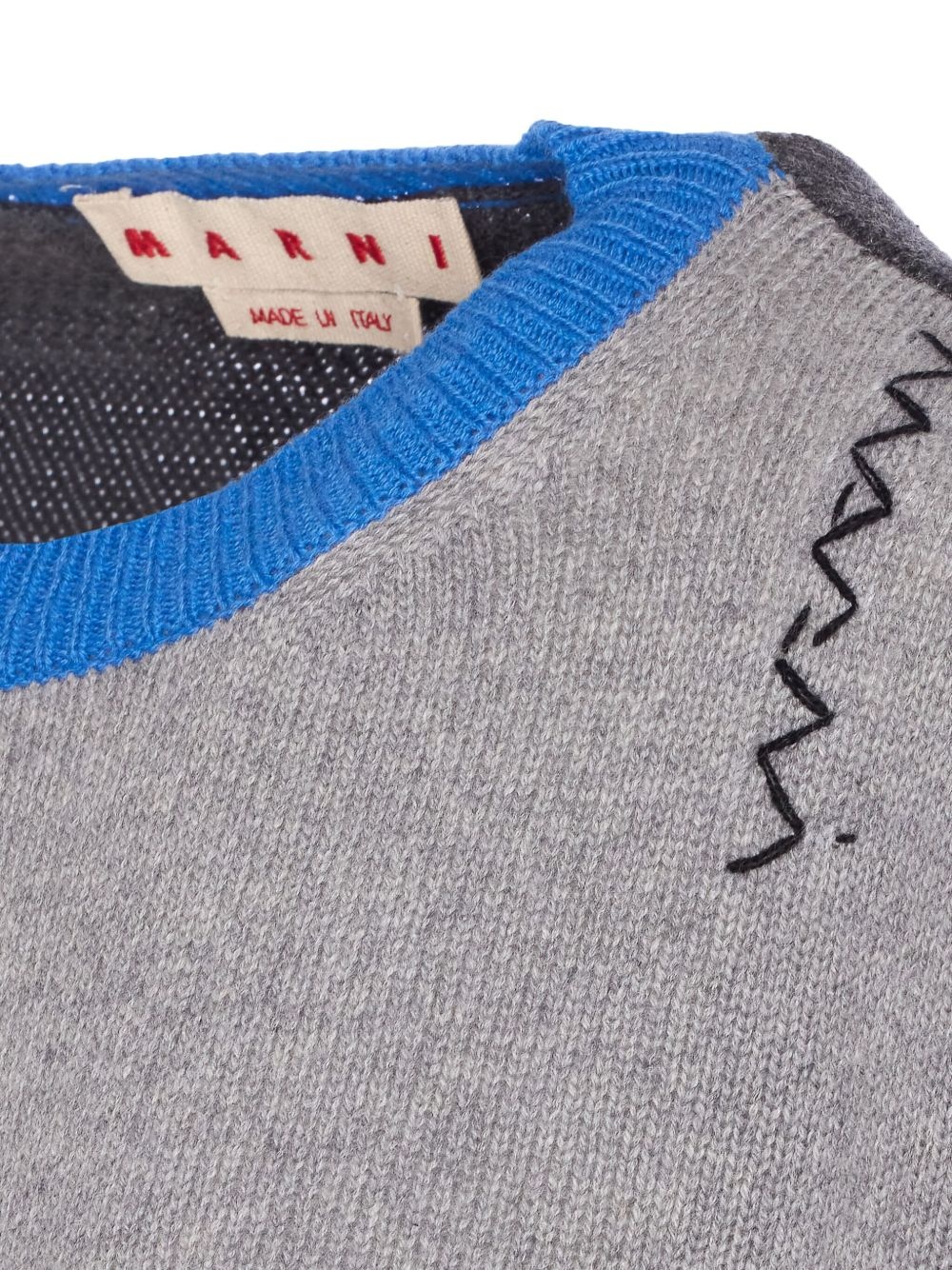 colour-block cashmere sweater - 3