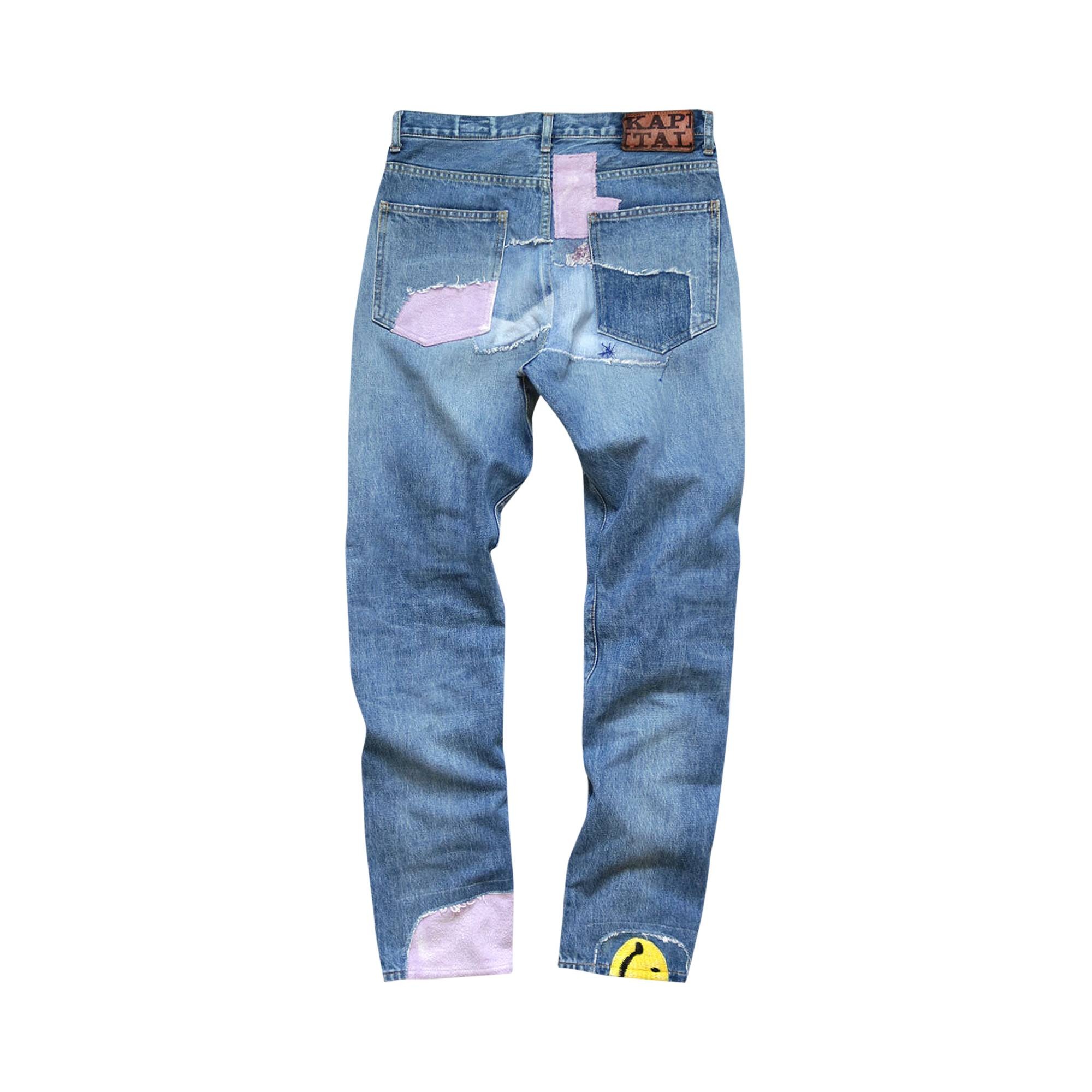 Kapital Gypsy Patch Remake Okabilly 14oz 5 Pocket Denim 'Indigo' - 2