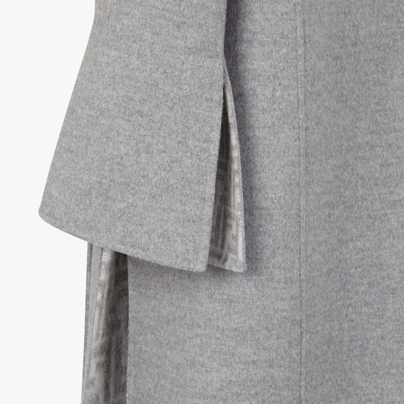 Gray wool coat - 3