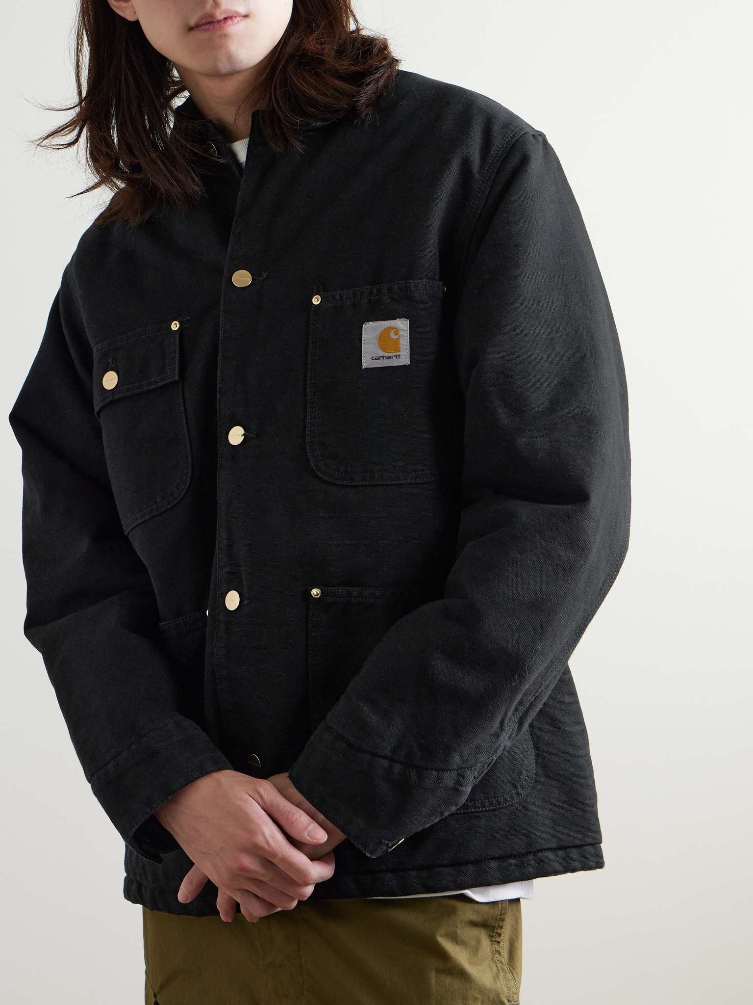 Corduroy-Trimmed Organic Cotton-Canvas Chore Jacket - 4