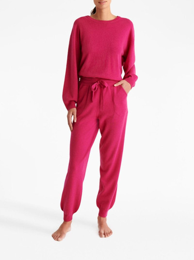 ERES Star wool-cashmere track pants outlook