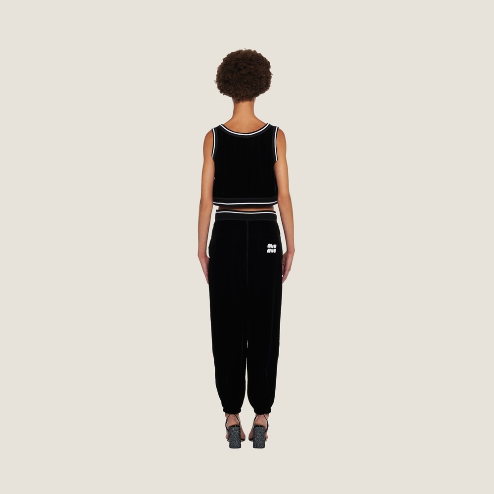 Velvet joggers - 2