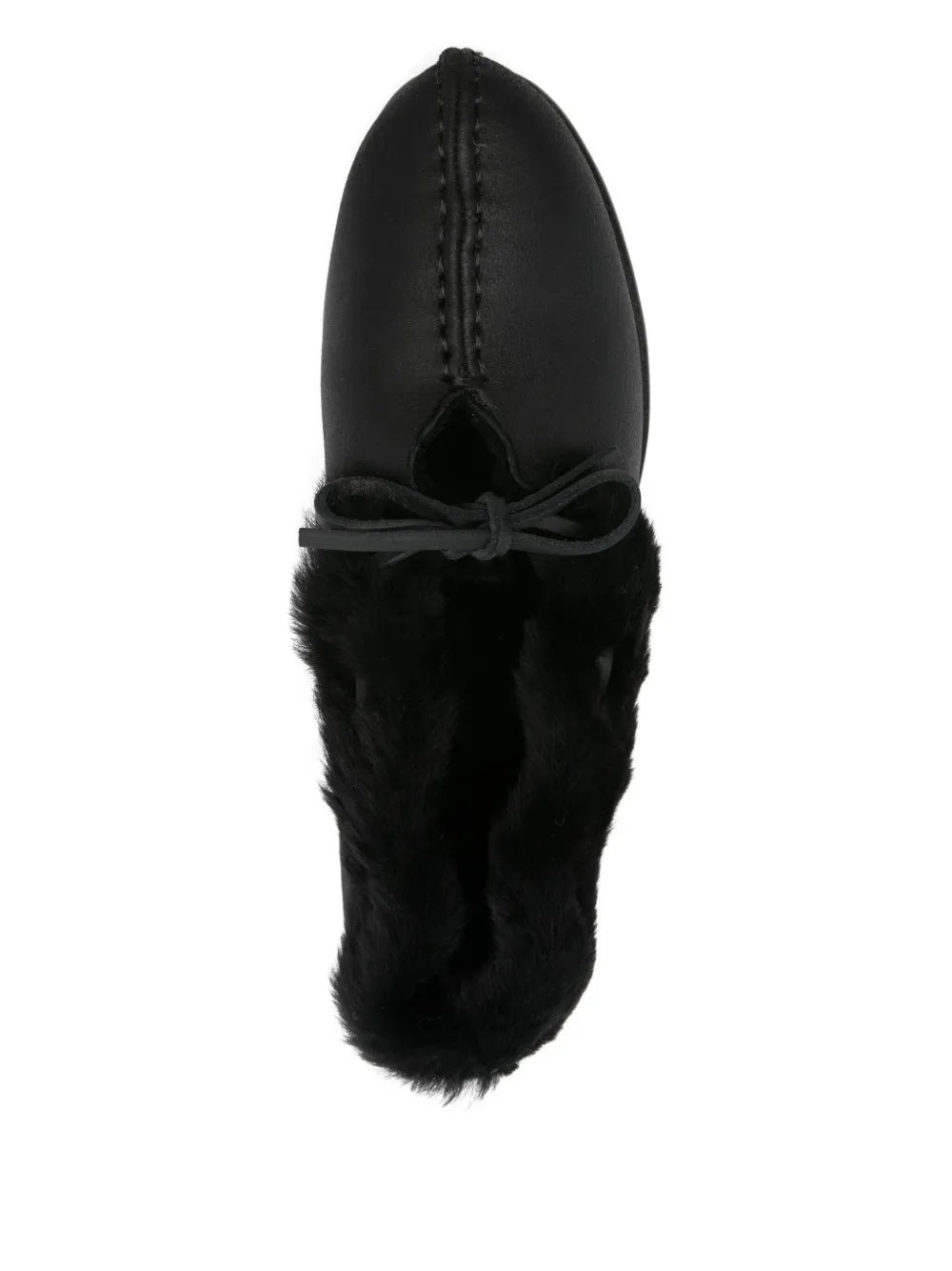 HEREU - Women Shearling Deconstructed Babouche - 5