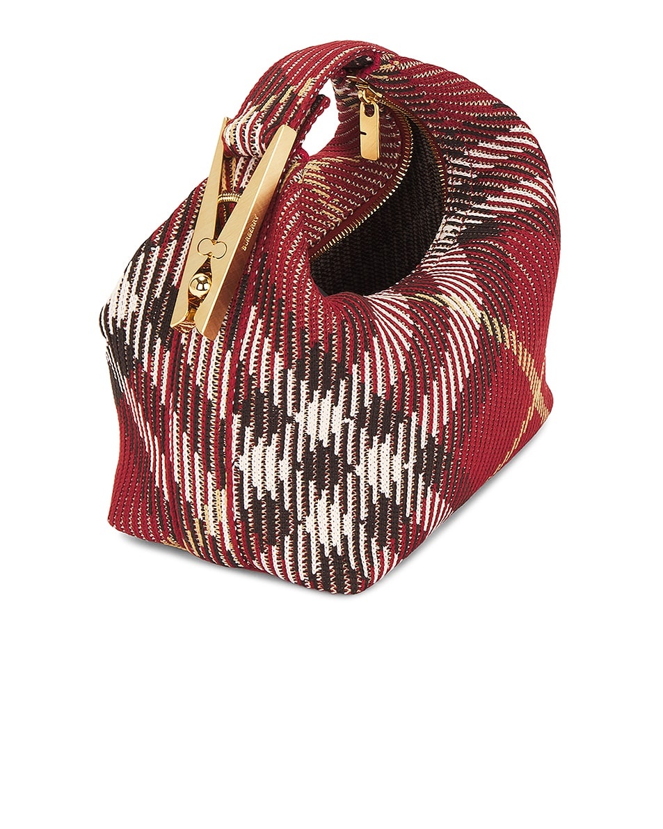 Mini Check Knit Bag - 4