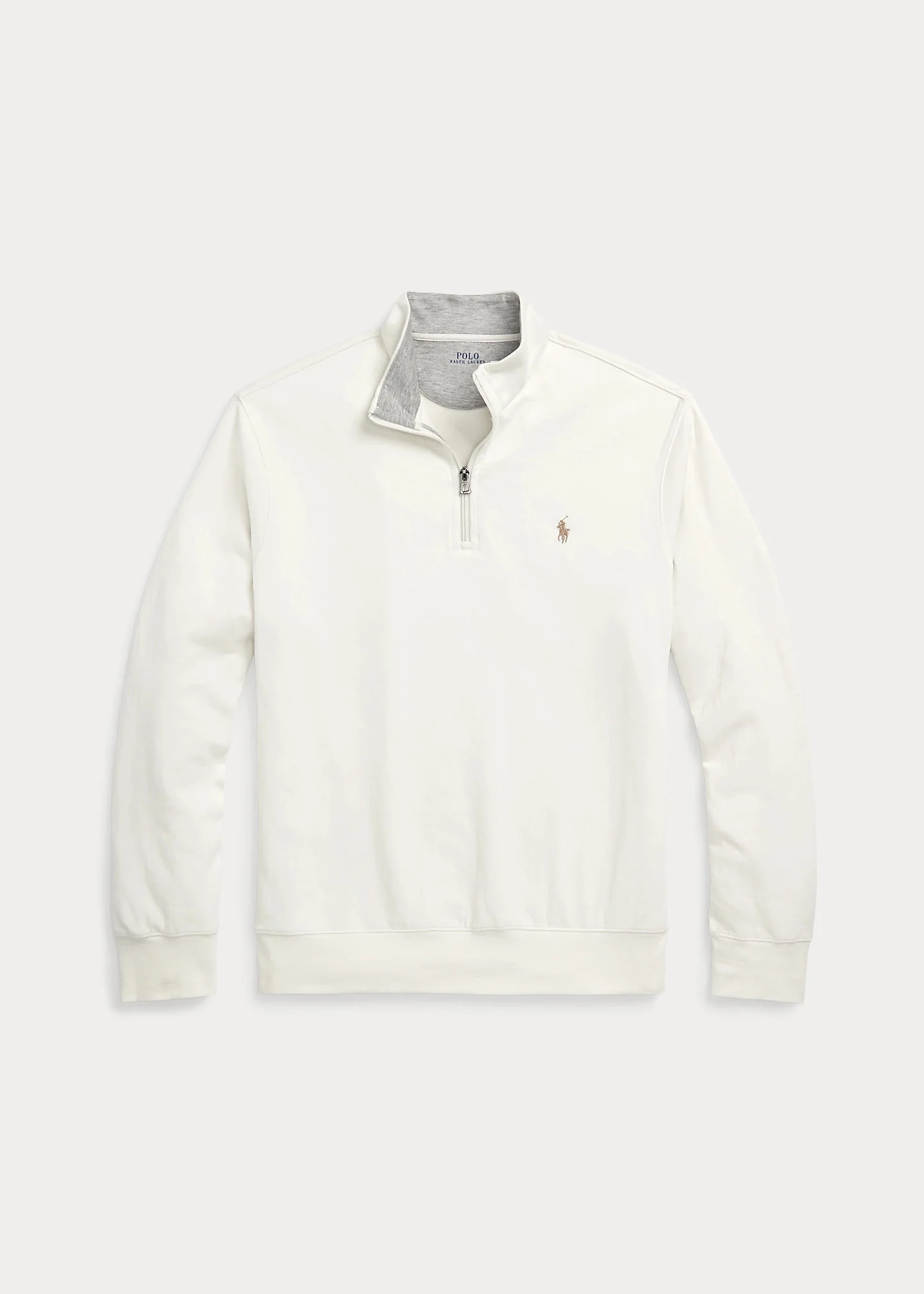 Luxury Jersey Quarter-Zip Pullover - 1