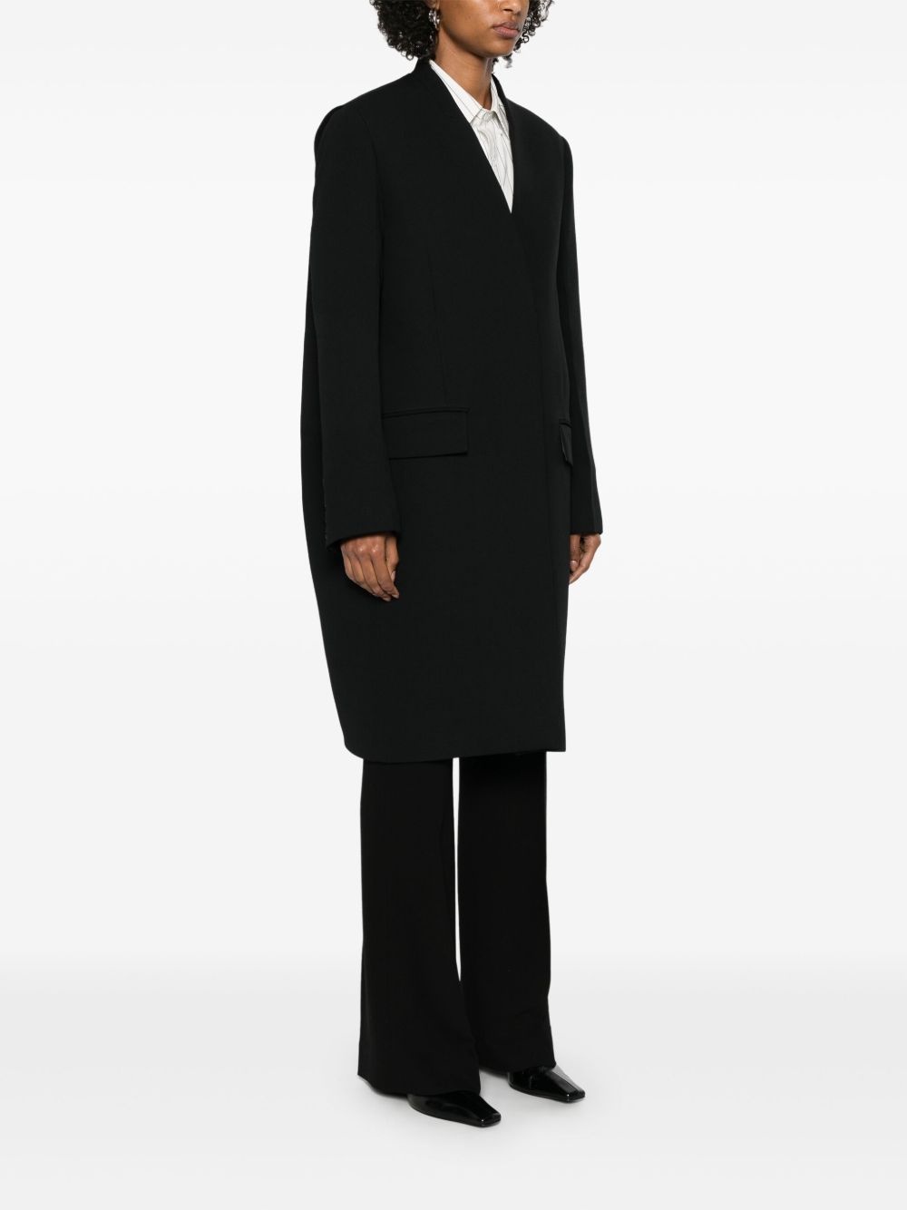 Deep pleat coat - 3