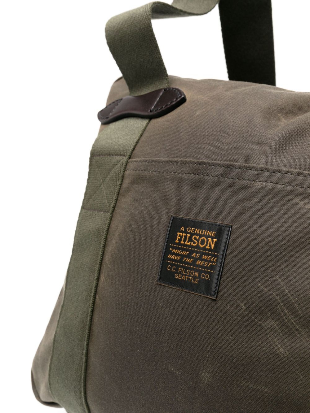 Cloth logo-patch tote bag - 4