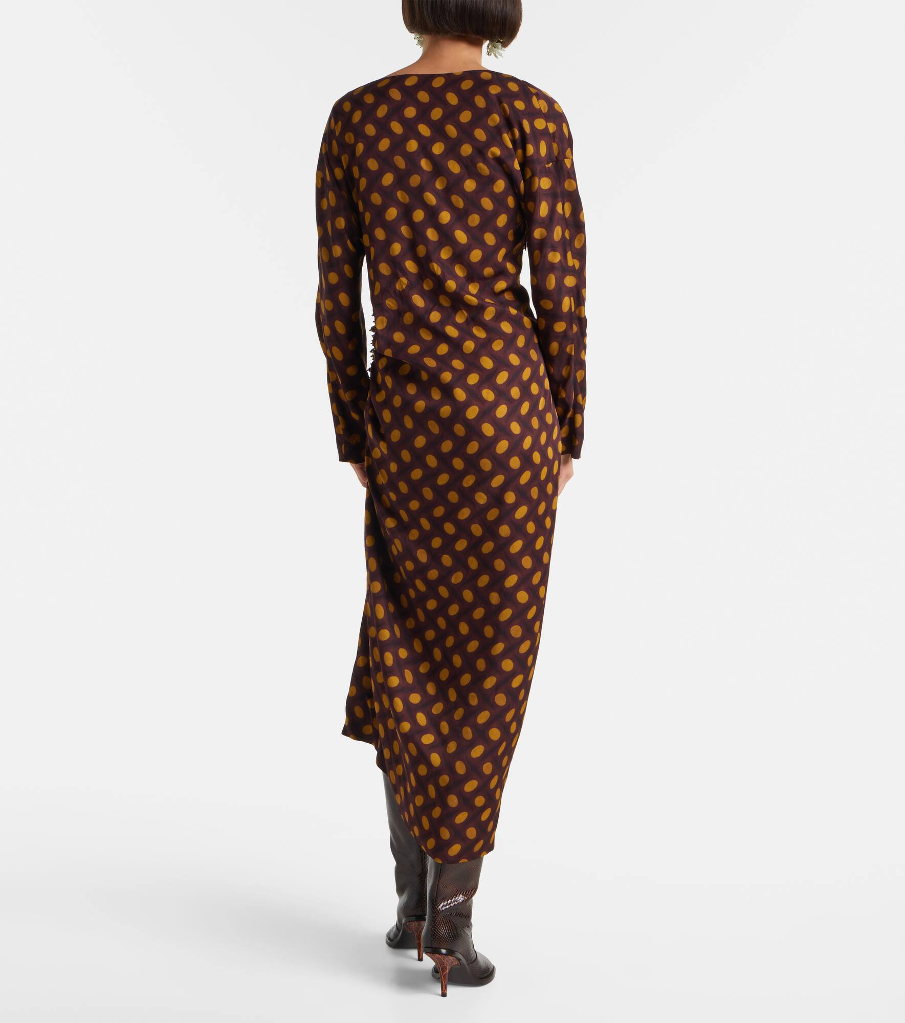 Didi embellished polka-dots midi dress - 3