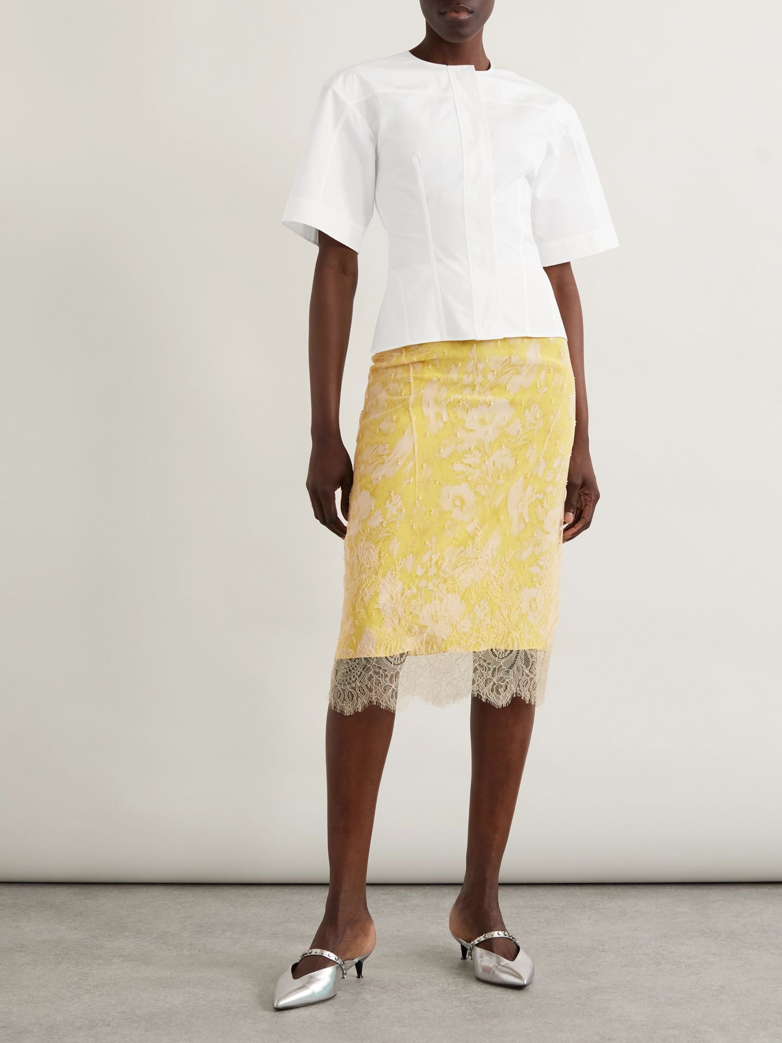 Cotton-poplin shirt White - 2