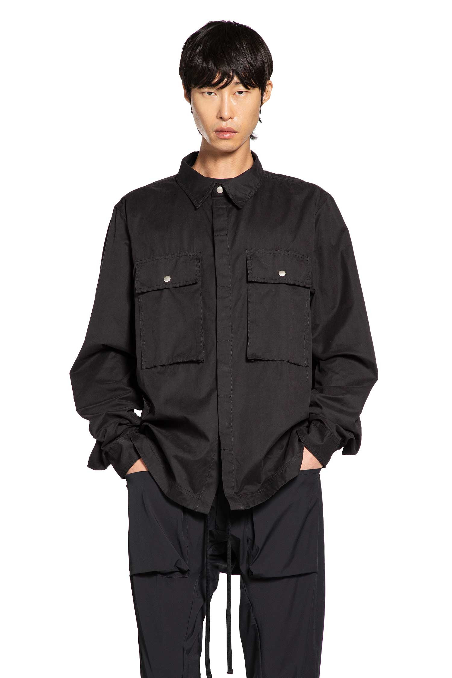 Cotton Nylon Canvas Pocket Shirt - 6