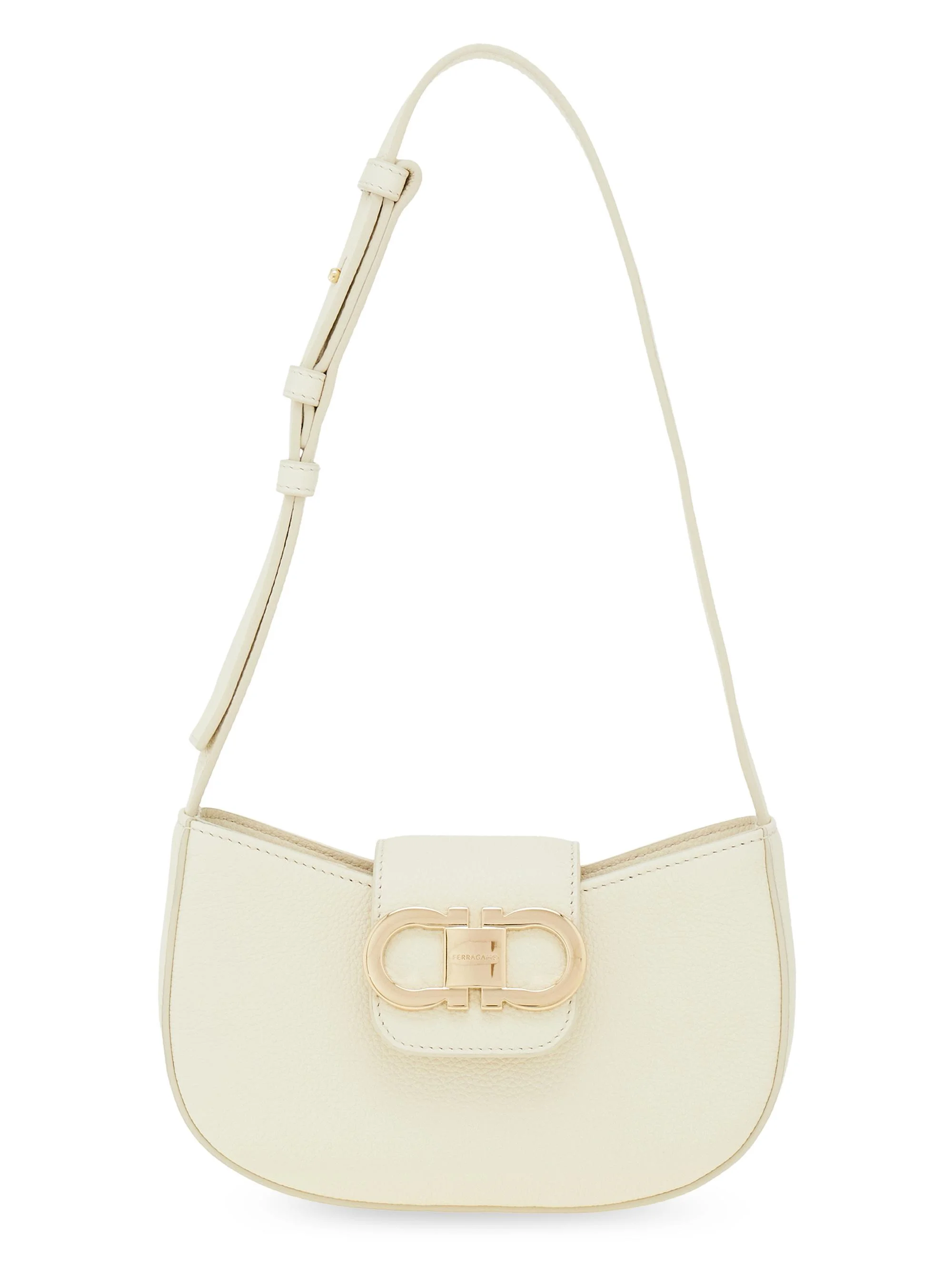 Women's Gabry Gancini Tab Leather Shoulder Bag - Mascarpone - 1