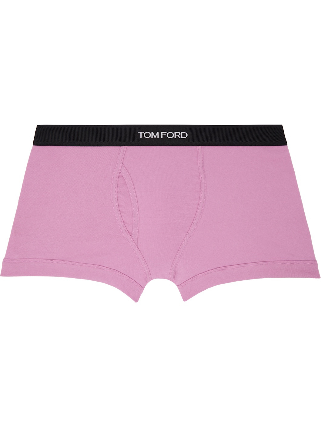 Pink Cotton Boxer Briefs - 1