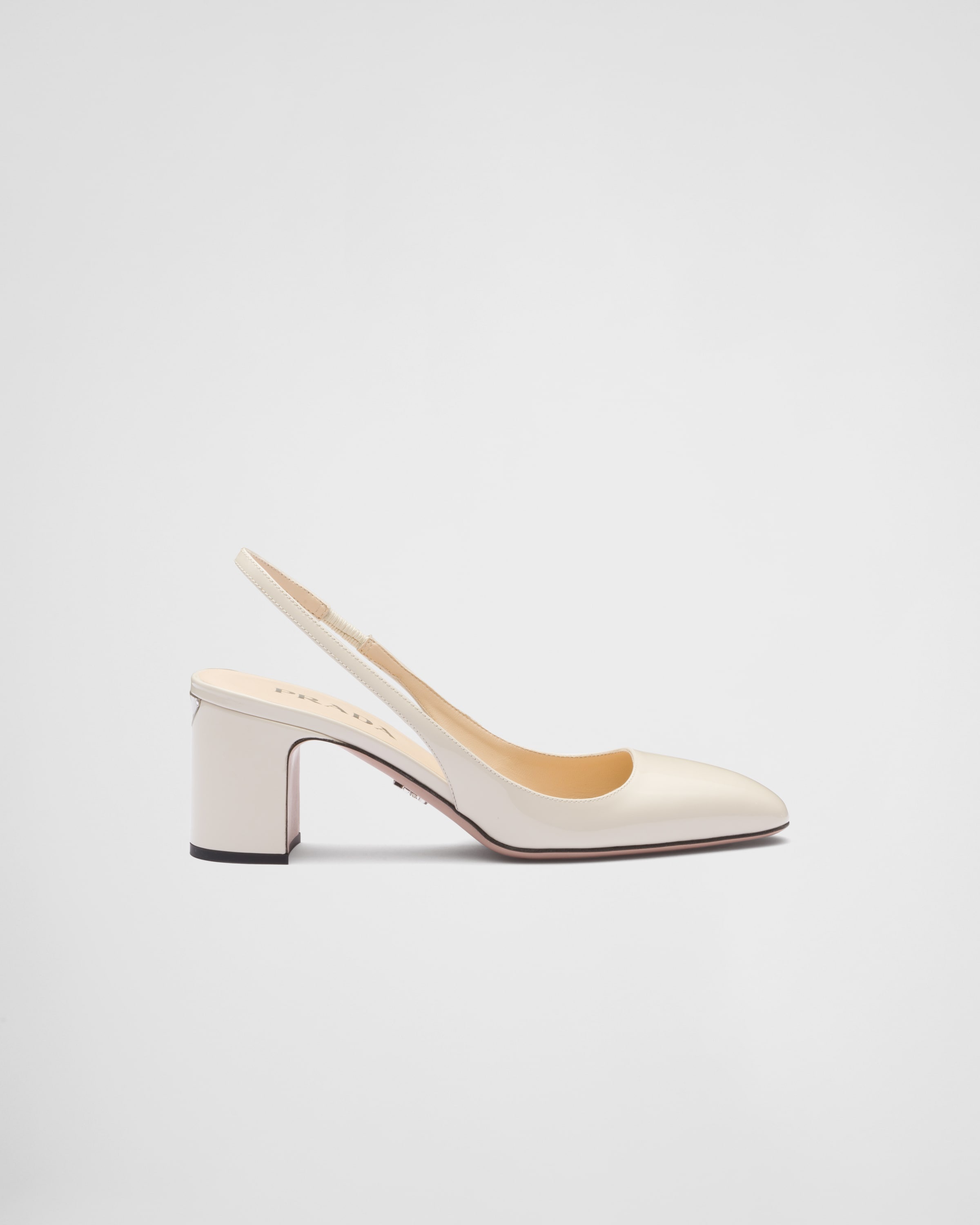Patent-leather slingback pumps - 2