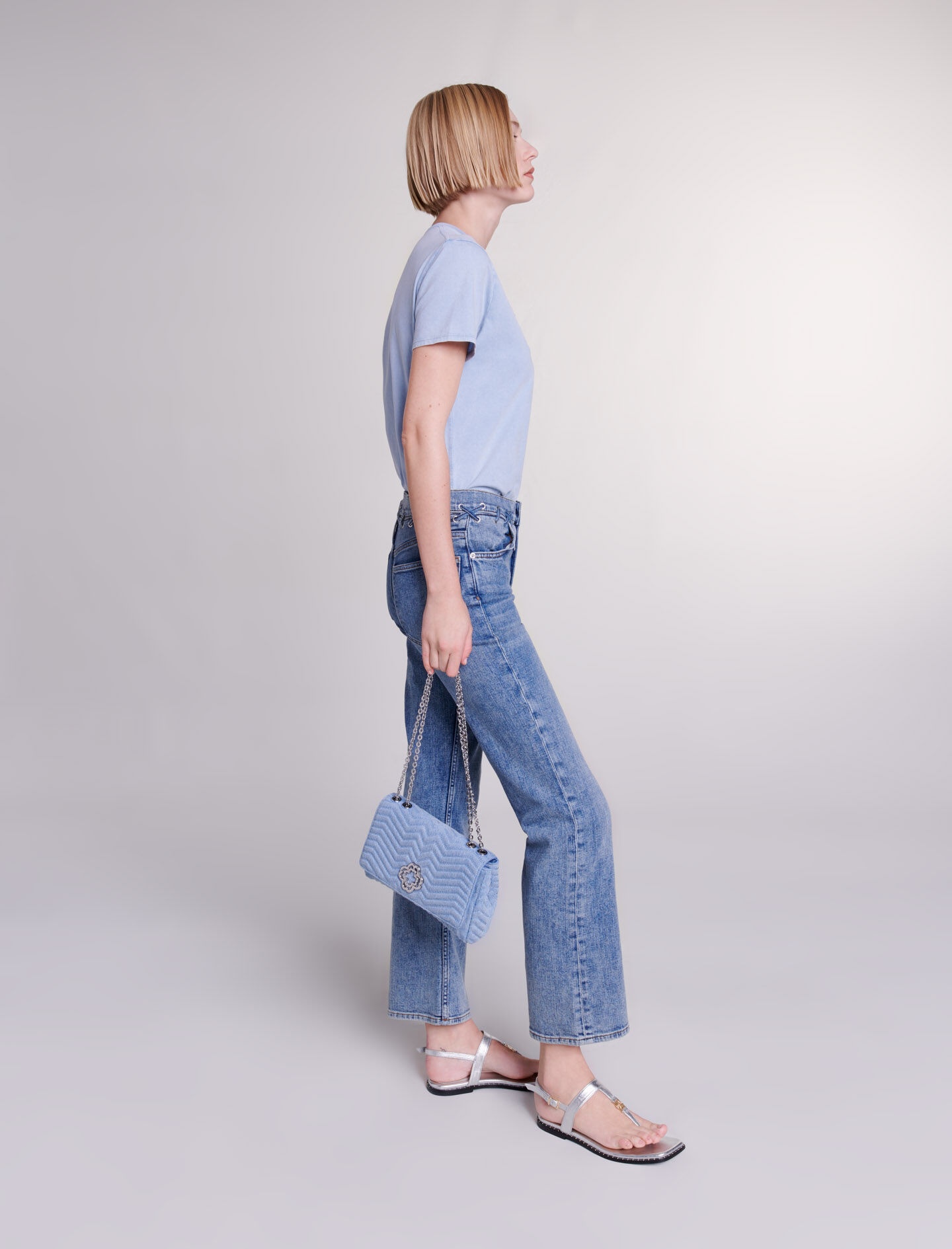 Cloverbloom denim bag - 6