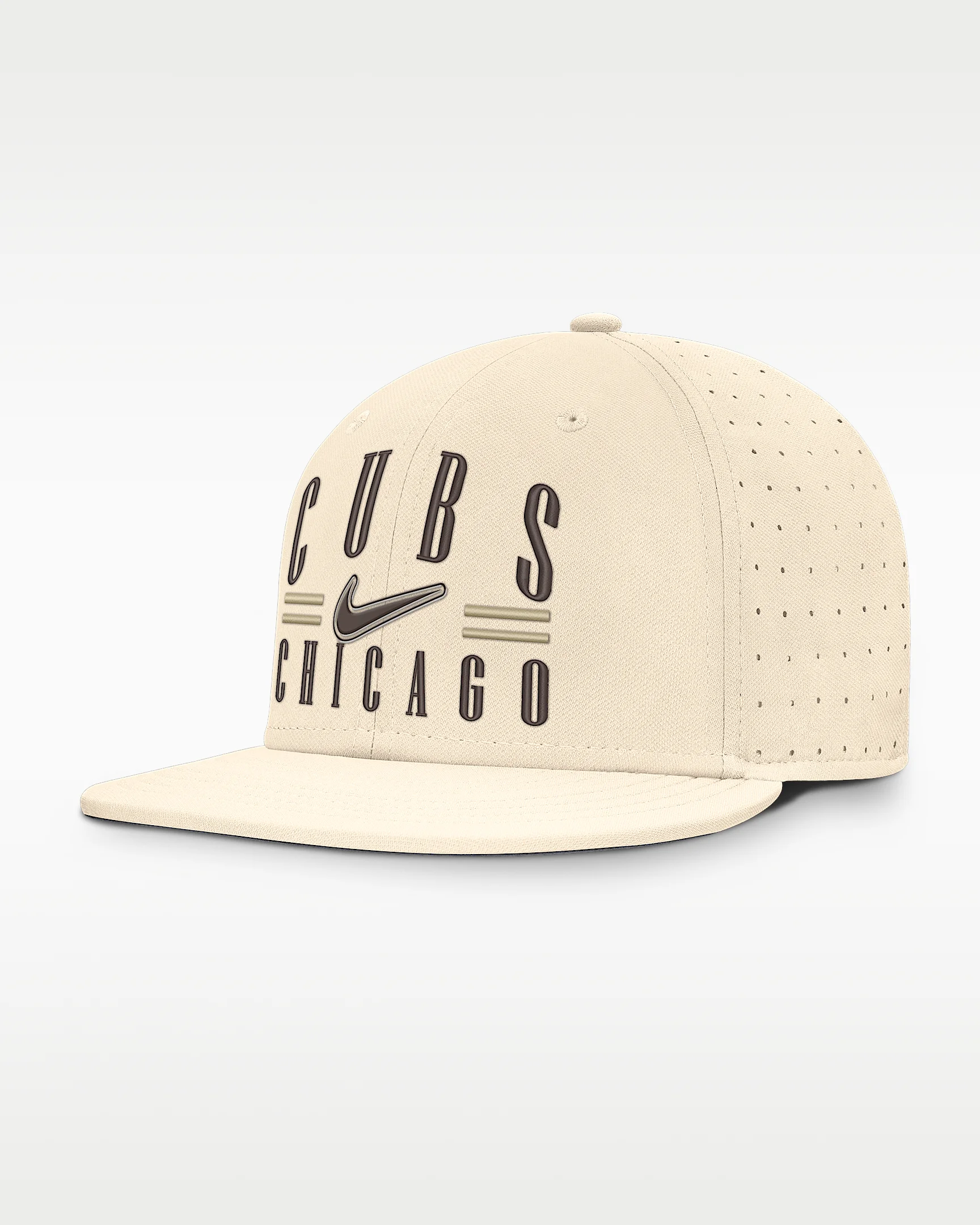 Chicago Cubs True Men's Nike AeroBill MLB Fitted Hat - 1