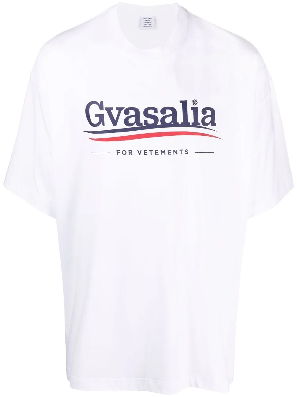 Gvasalia logo-print T-shirt - 1