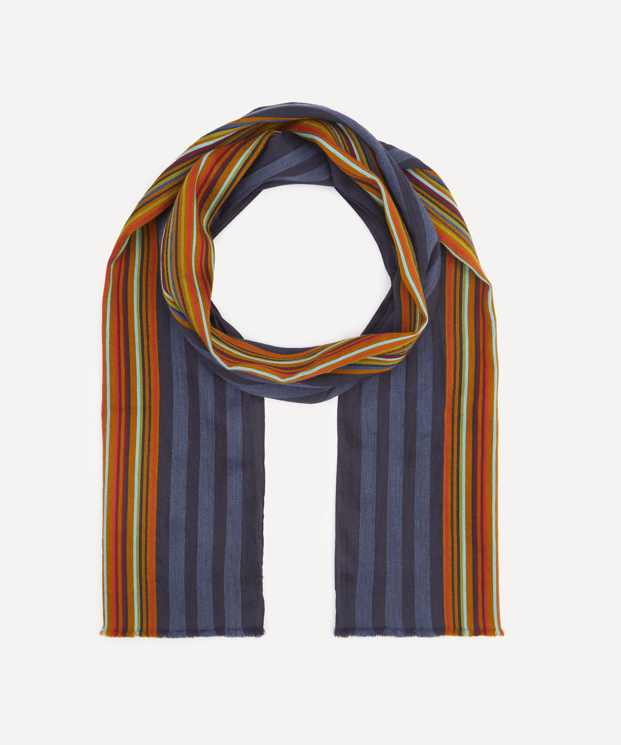 Logo Stripe Scarf - 1
