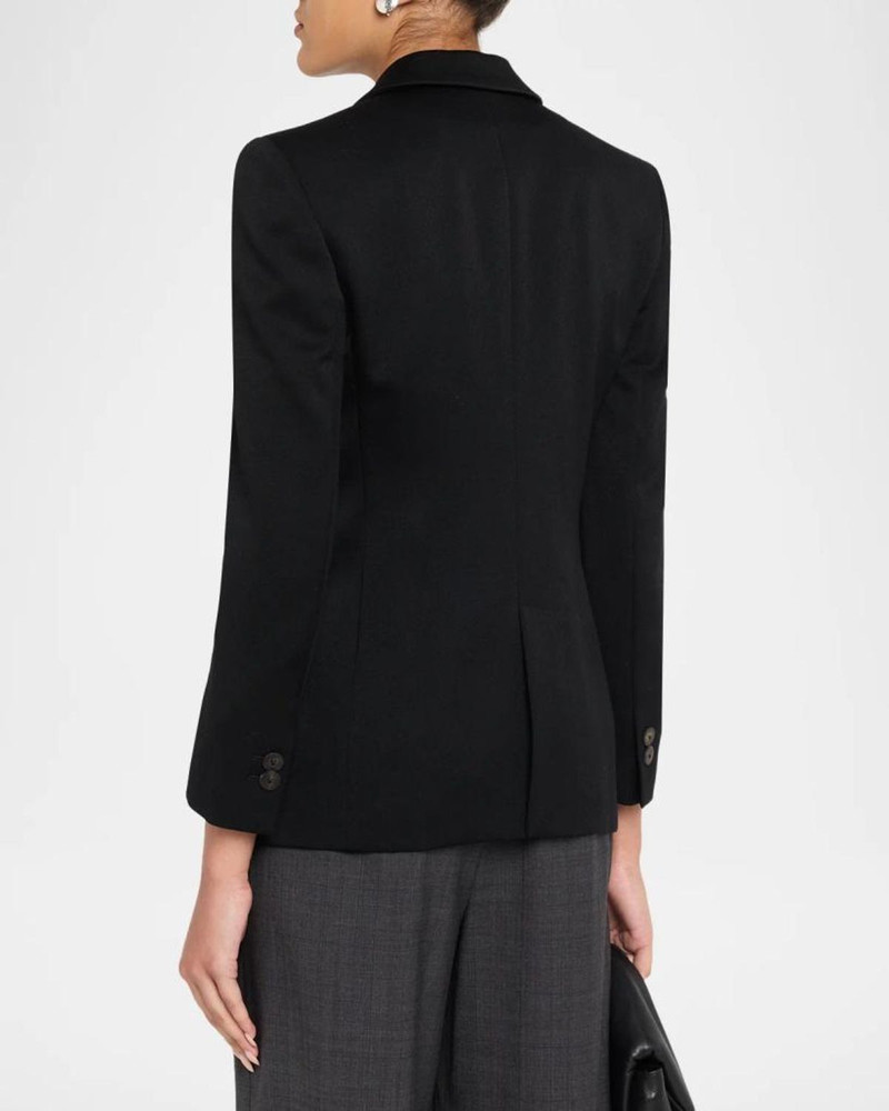 Double-Breasted Slim Wool Blazer 3