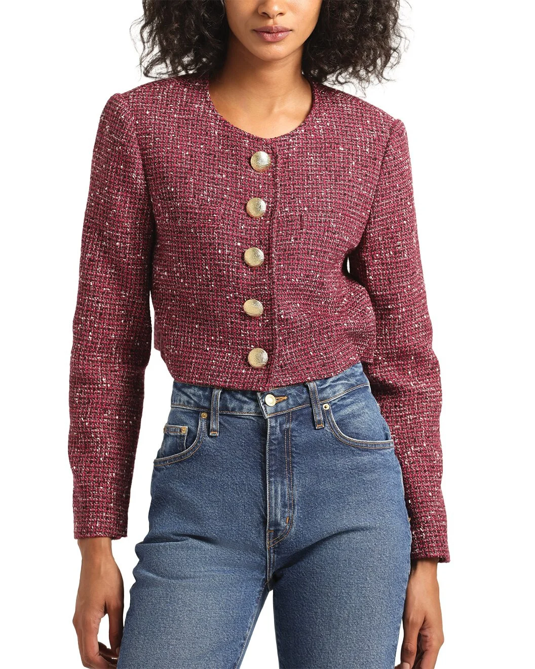 Derek Lam 10 Crosby Juliette Tweed Jacket - 1