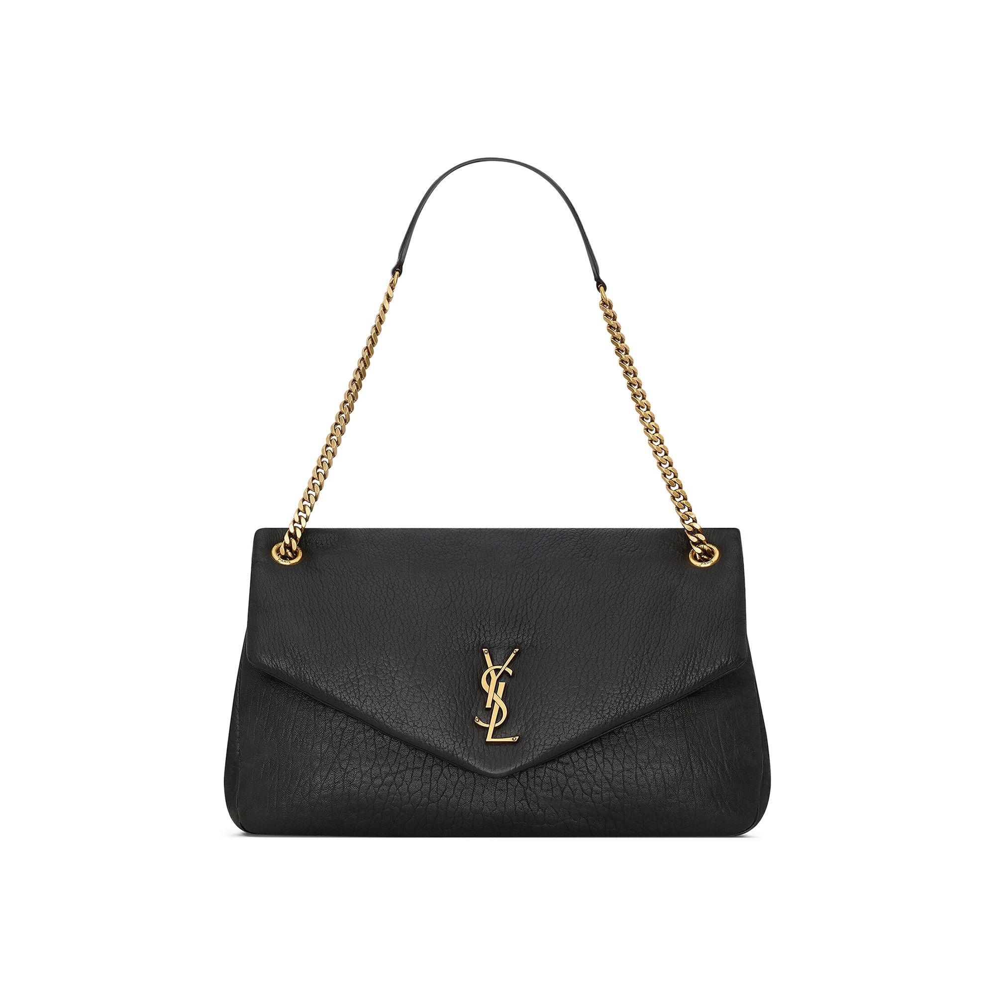 Saint Laurent Large Calypso Chain Bag 'Noir' - 1