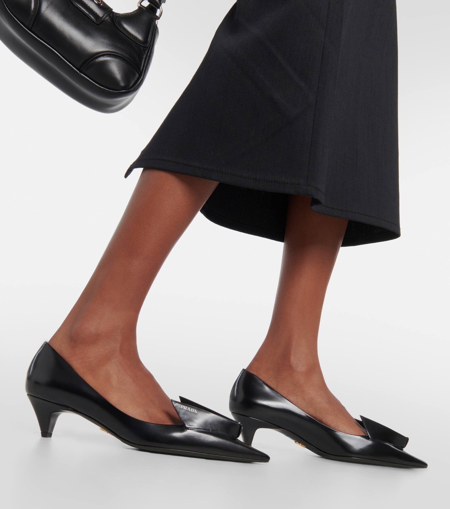 Leather pumps - 4