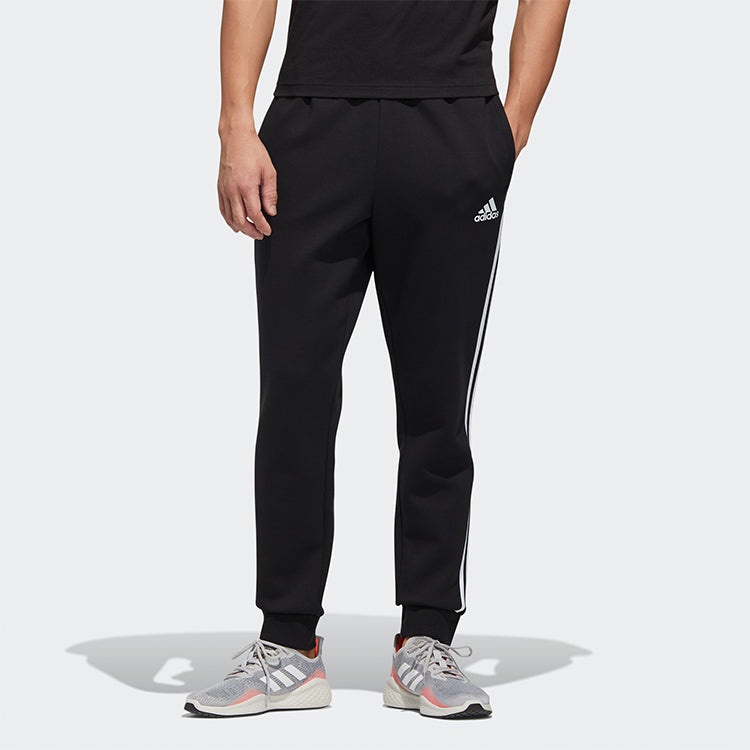 adidas M E 3S PNT DK Casual Training Sports Pants Black GK0621 - 3