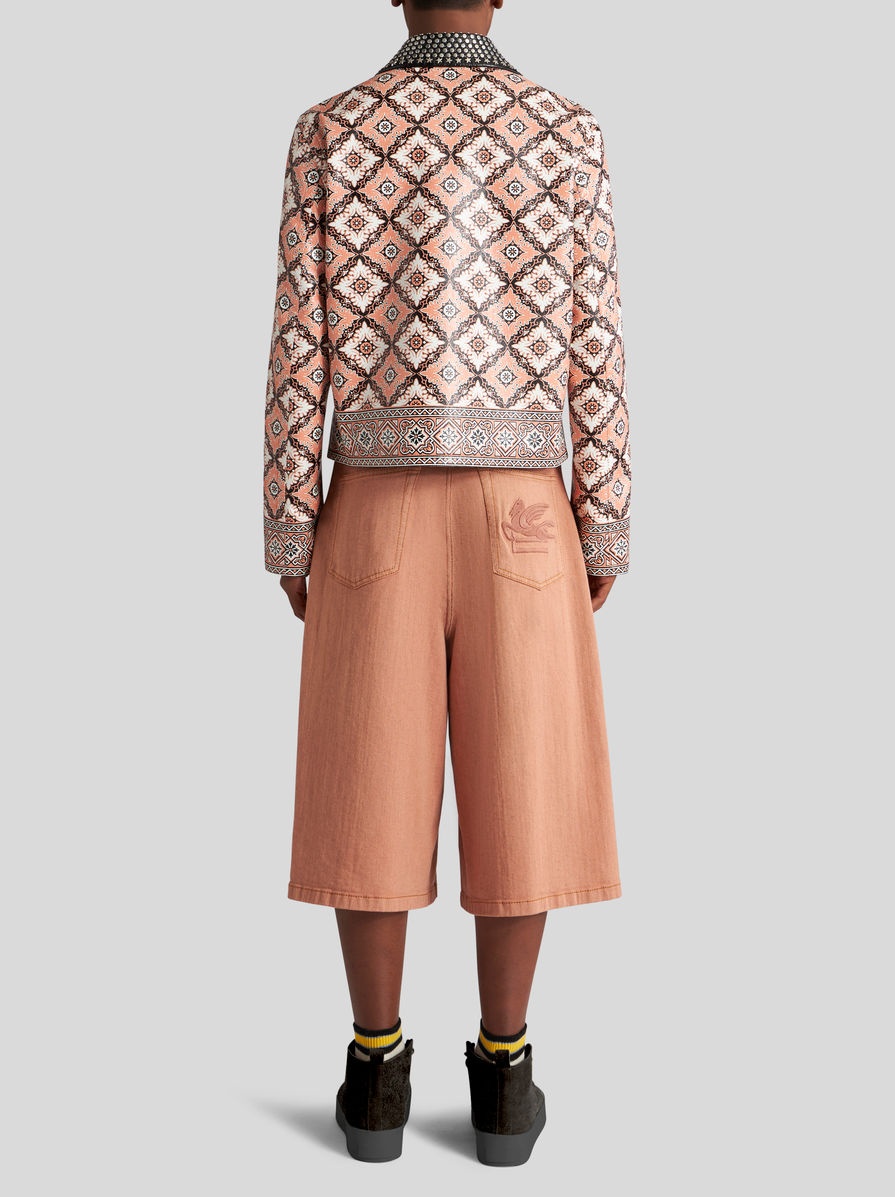 PRINTED JACKET WITH STUDS - 4