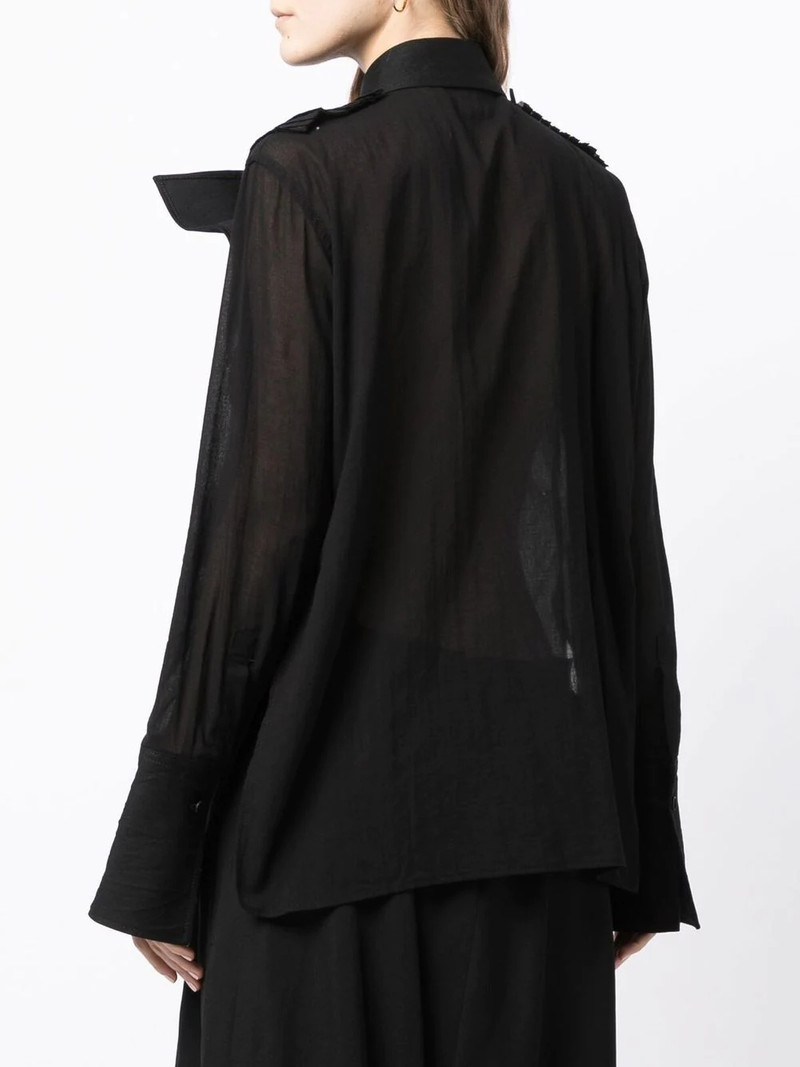 pussy-bow collar blouse 4