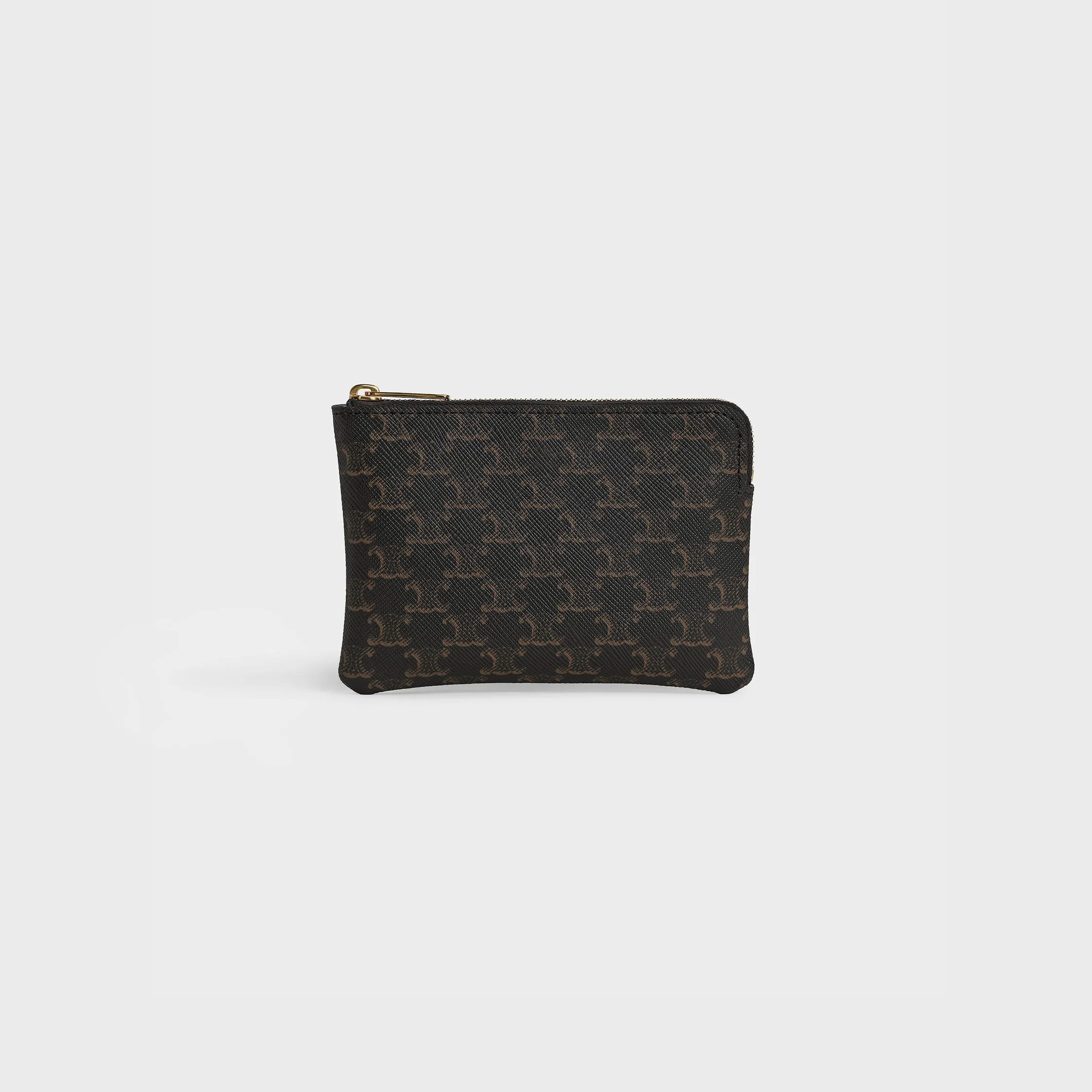 Coin & Card Pouch in Triomphe Canvas - 1