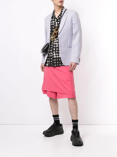 Comme des Garçons Homme Plus layered wool shorts outlook