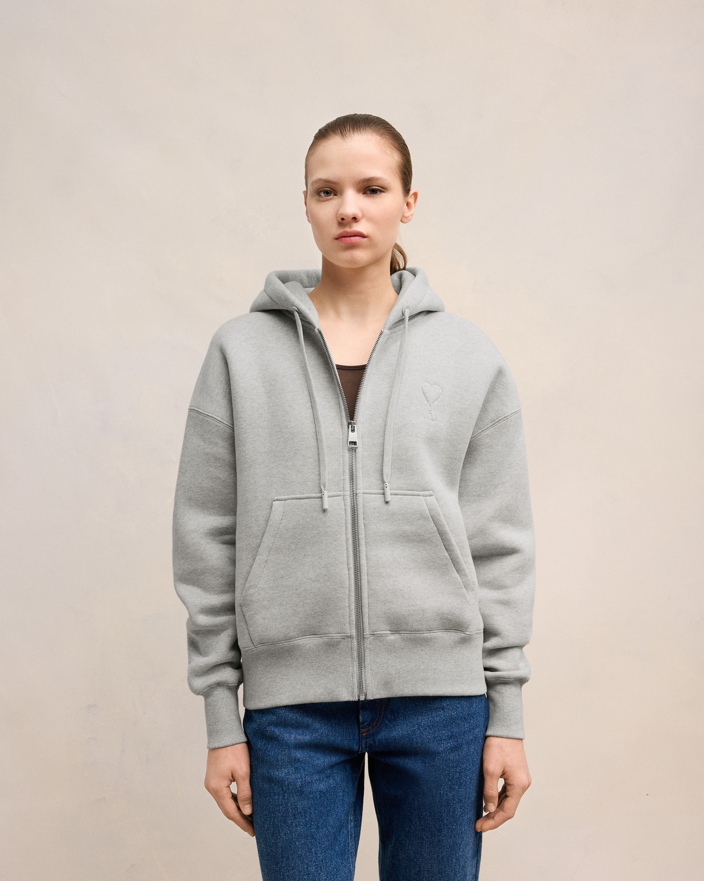 ZIPPED AMI DE COEUR HOODIE - 3