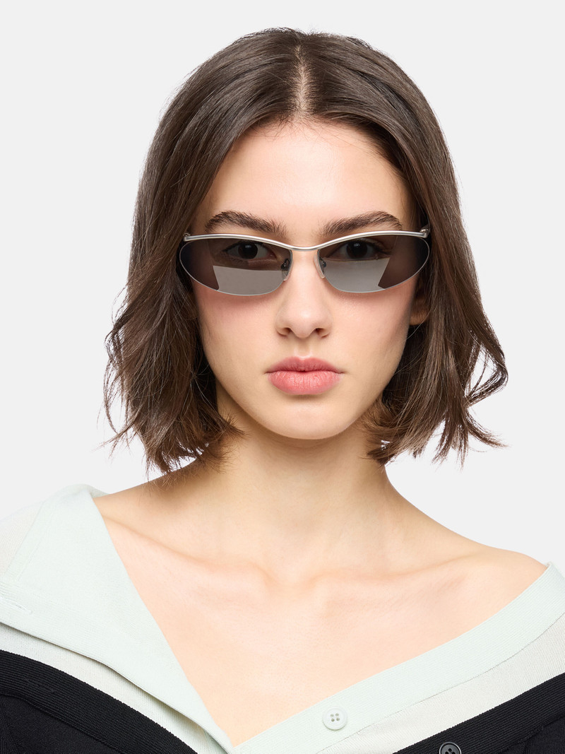 THE ATTICO SILVER SUNGLASSES outlook