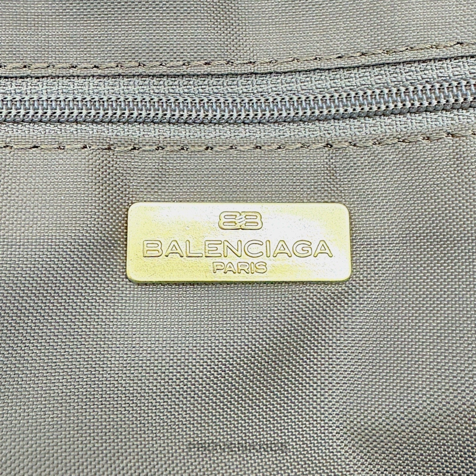 Balenciaga BB Logo Tote Bag - Tan Brown Croc - 15