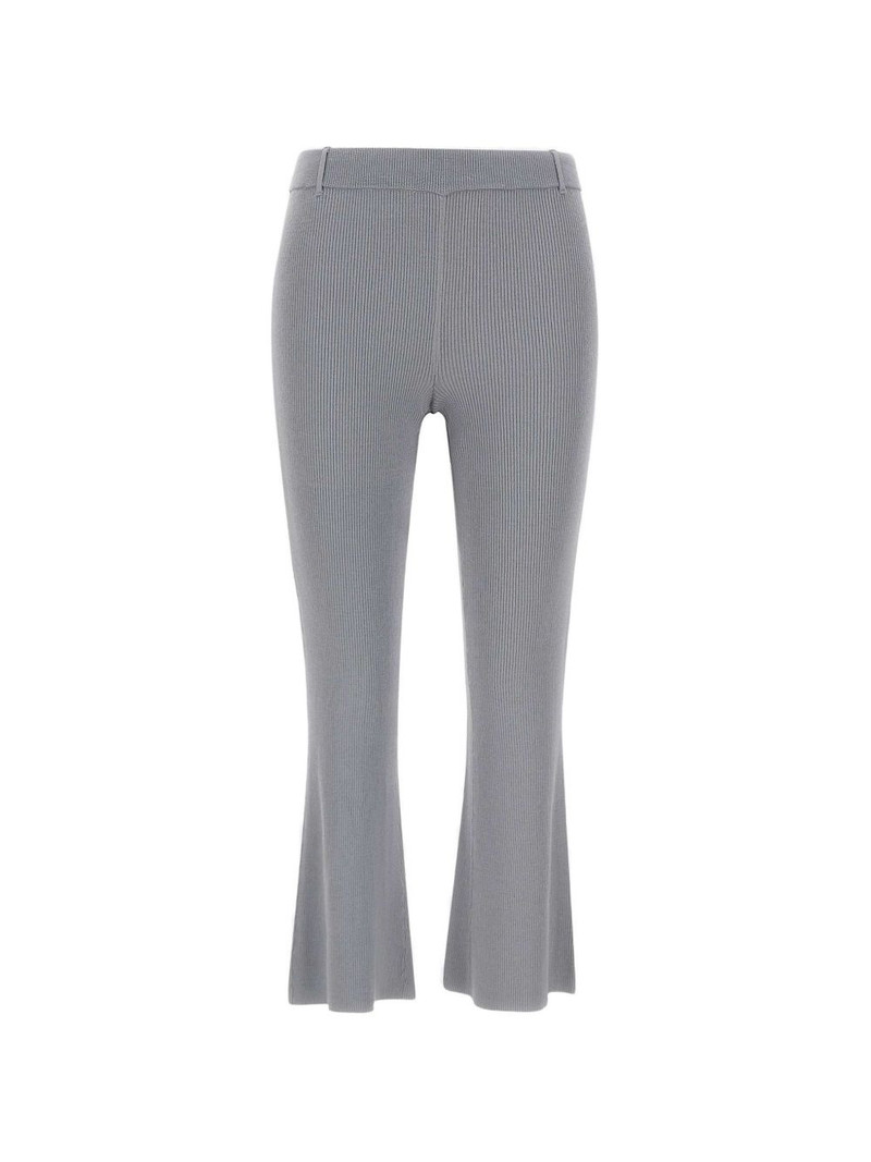 ribbed flared trousers 1
