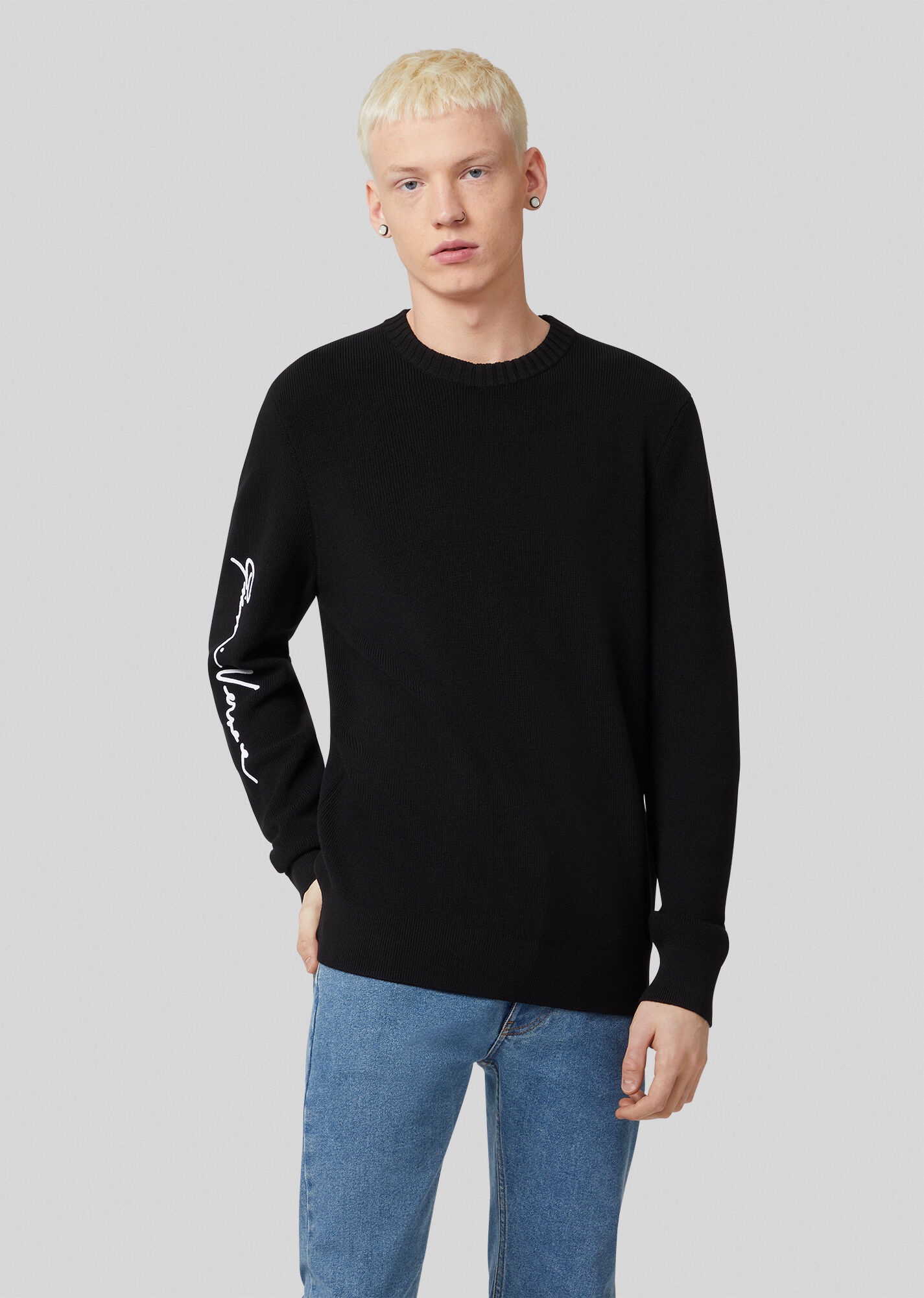 Embroidered GV Signature Sweater - 2