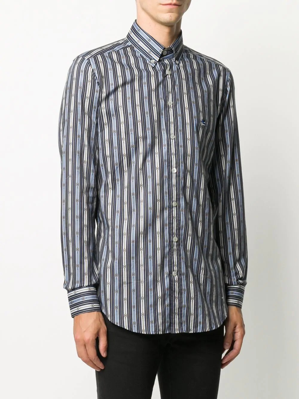 striped pattern shirt - 3