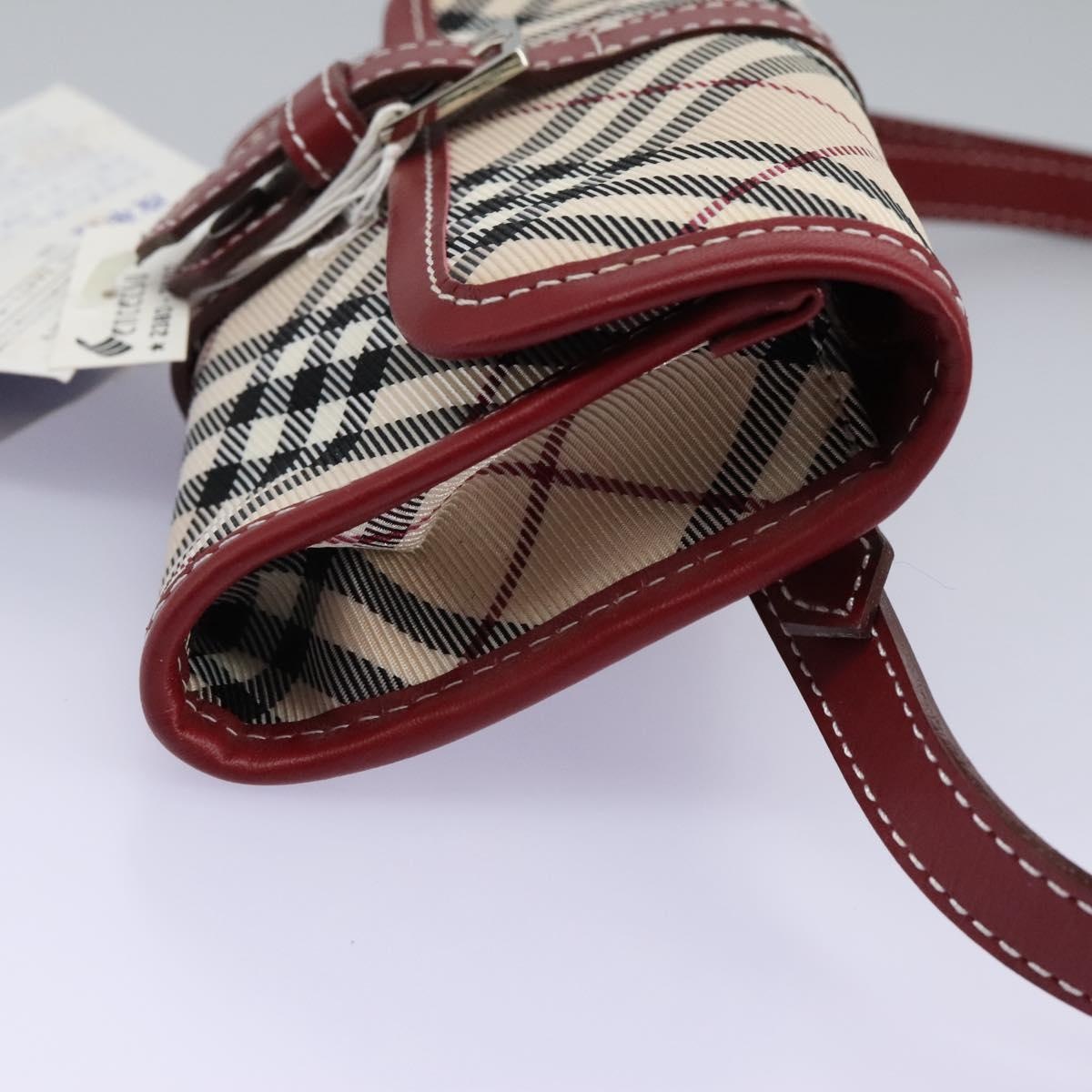 Burberry Nova Check Blue Label Waist Bag Canvas Beige - 4