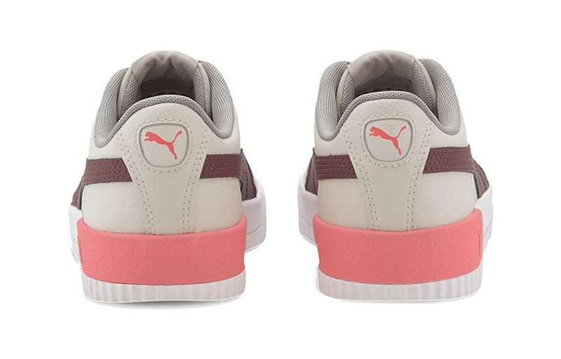 PUMA (WMNS) PUMA Carina Leather 'Khaki White Brown' 370325-20 outlook