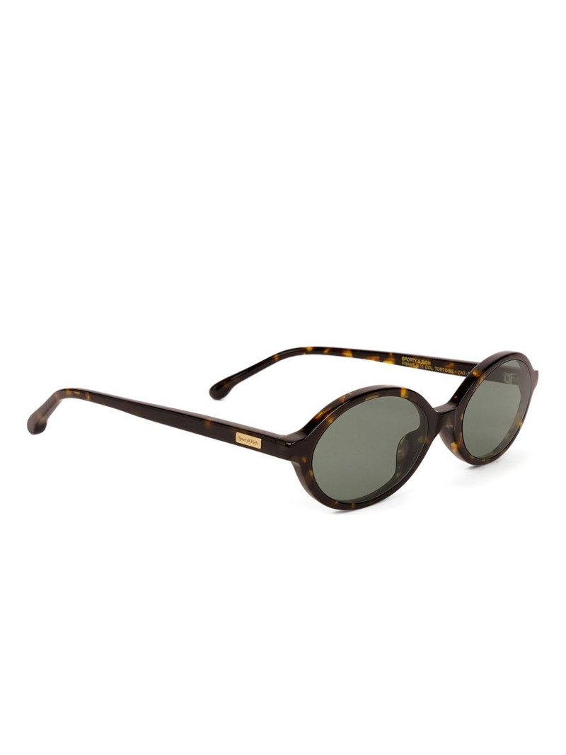 Sporty & Rich oval-frame sunglasses outlook