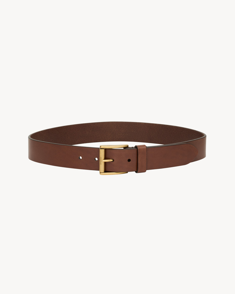SAINT LAURENT MOTORCYCLE BELT IN LEATHER outlook