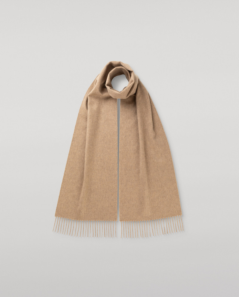 Light Brown Cashmere Scarf 1