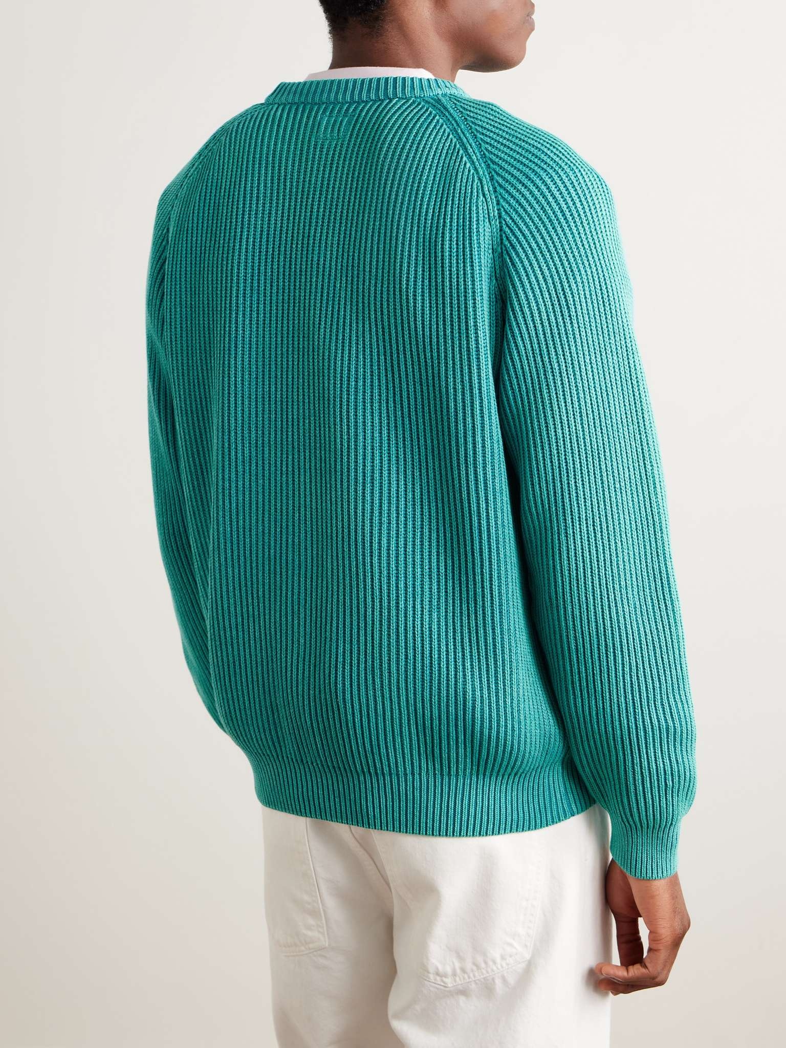 Summer Shaker Ribbed Organic Cotton Sweater - 3