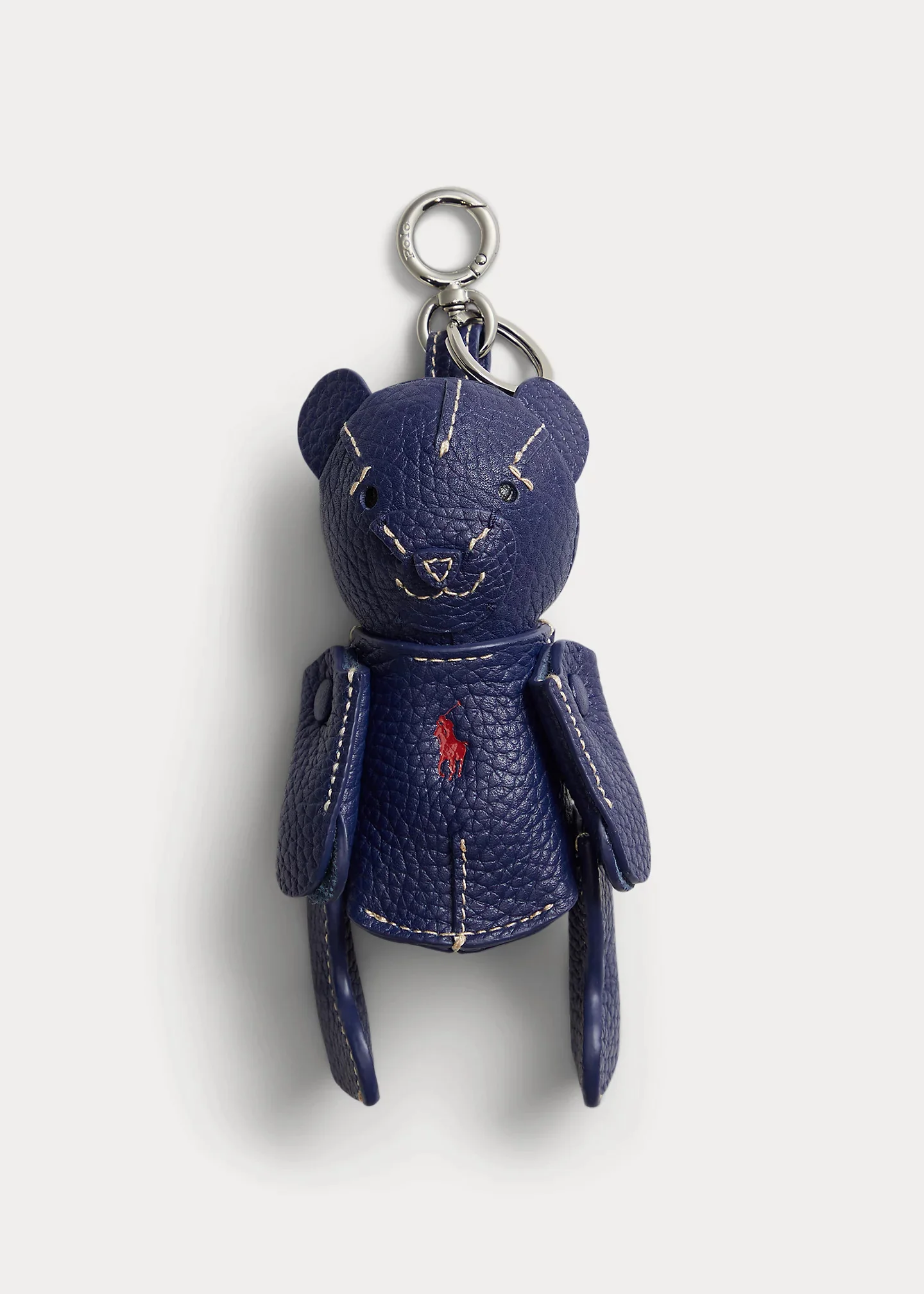 Polo Bear Leather Bag Charm - 1