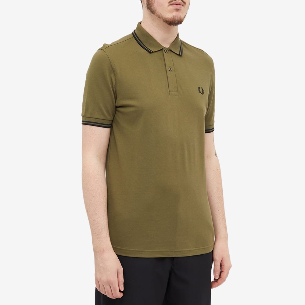 Fred Perry Slim Fit Twin Tipped Polo - 3